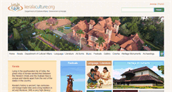 Desktop Screenshot of keralaculture.org